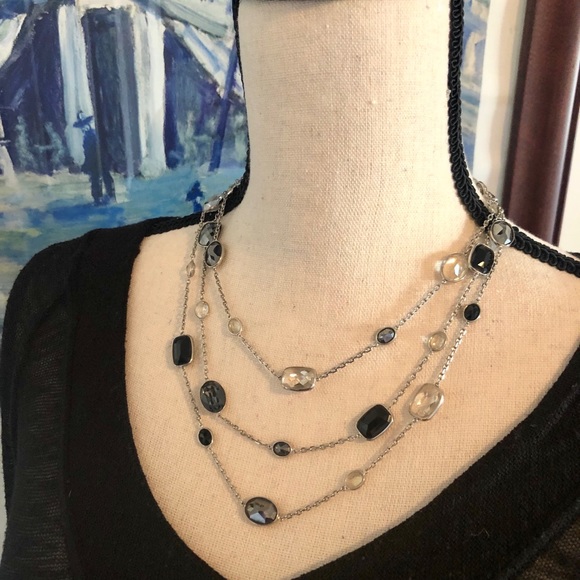 Swarovski 3-tier layered necklace